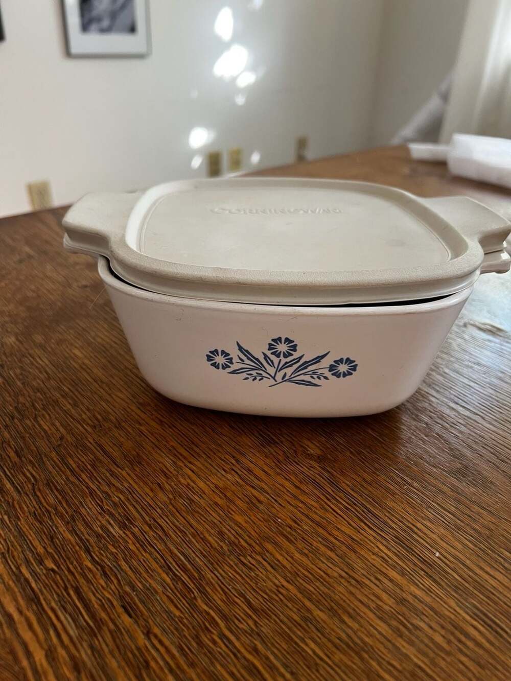 Corning Ware Blue Cornflower 1.5 Qt Casserole Dish